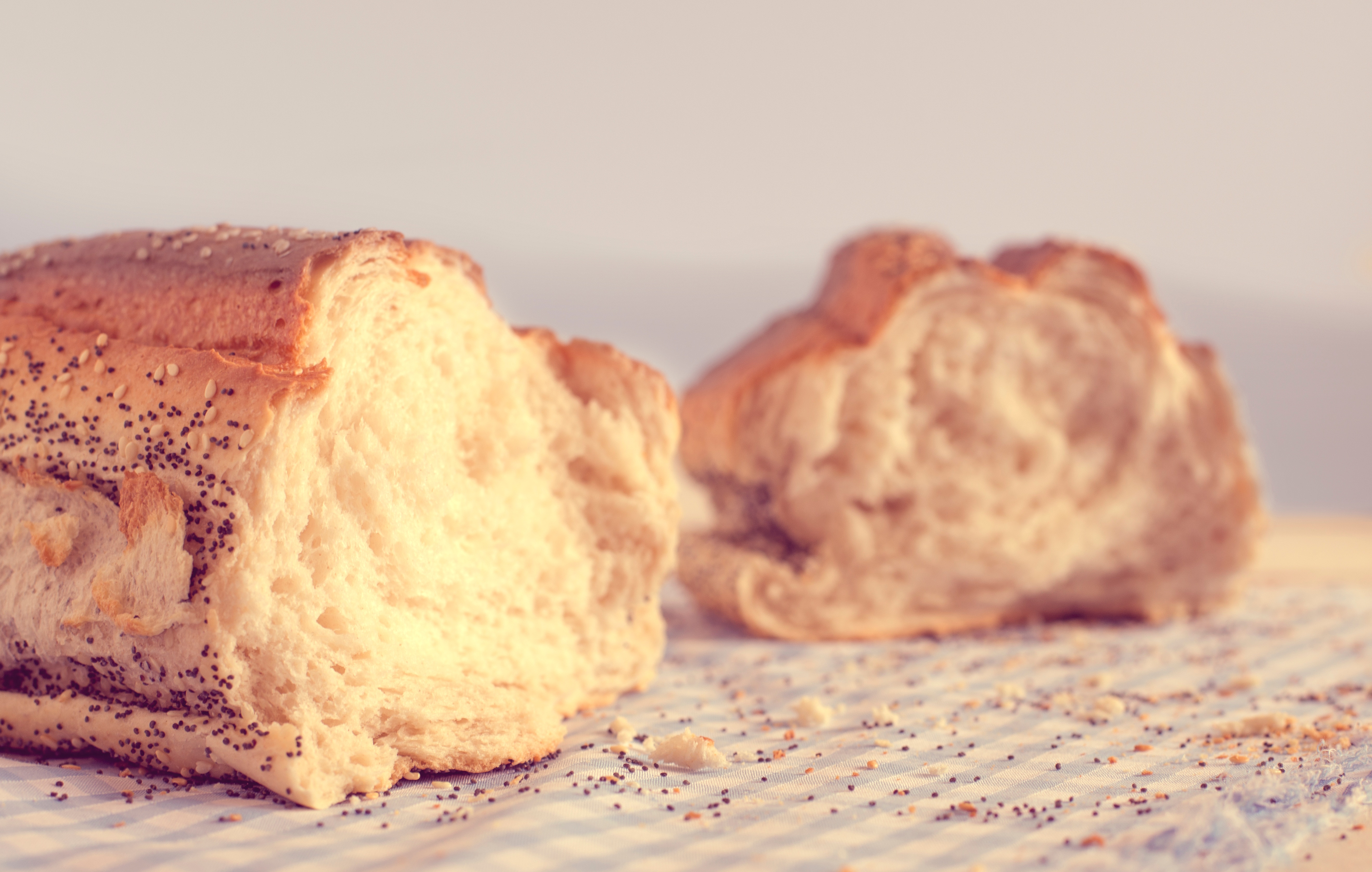 Home Made Bread on Table